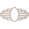 Ekena Millwork Wood Fretwork Pierced Medallion, 24"W x 12"H x 6 5/8"IW x 11 3/8"IH x 3/8"T, Wood (Paint Grade) CMWP24X12X0375EBMF - alternate 4